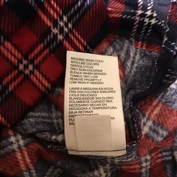 Nautica Velour Plaid Pajama Pants Set L - Picture 10 of 10